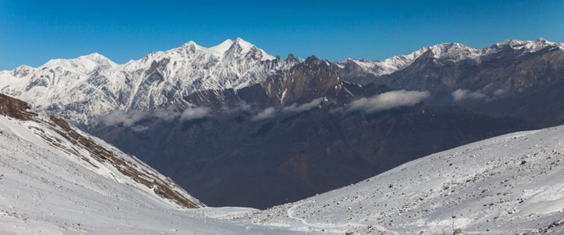 A picture of Annapurna Circuit Trek as one of the most famous and breathtaking adventures in the mid western part of Nepal.